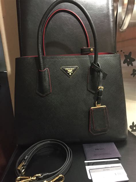 prada authentic gift bag|authentic pre owned prada handbags.